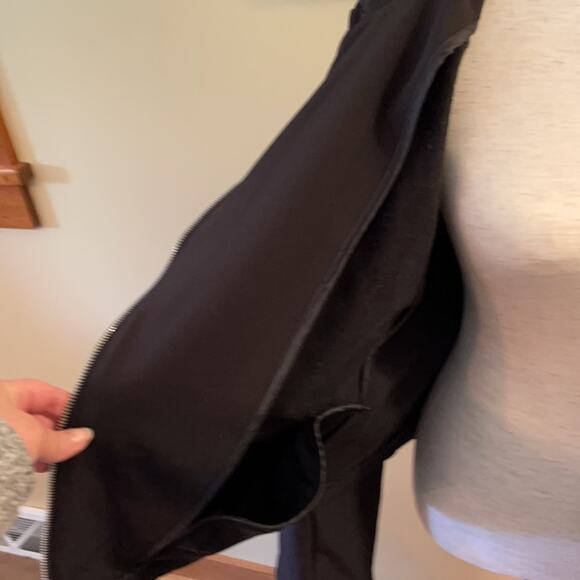 Calvin Klein Biker Jacket Y2K Water Resistant Mod - Picture 7 of 12